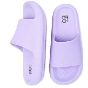No Boundaries EVA Comfort Slide Sandals, Women’s